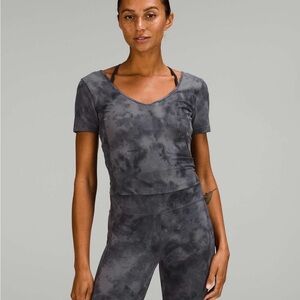 Lululemon Align™ T-Shirt / Diamond Dye Pitch Grey Graphite Grey / size 12